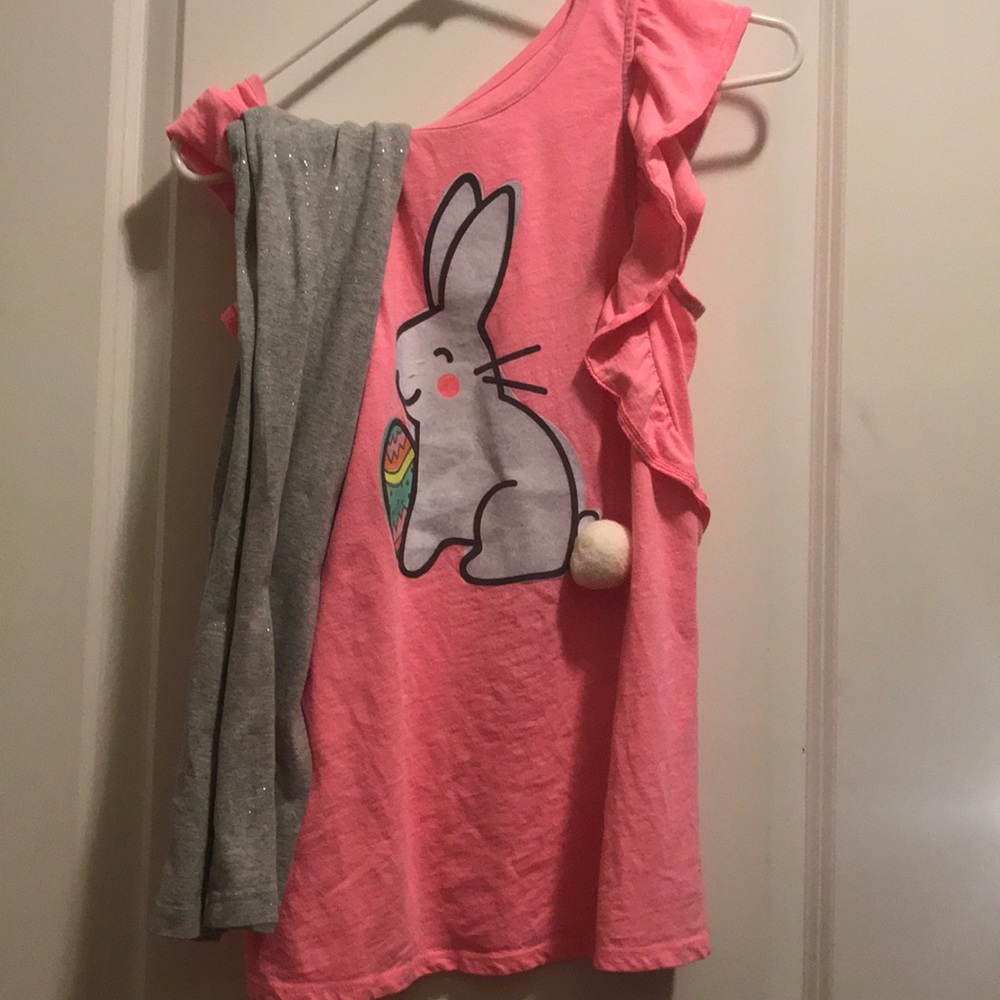 Leggings and Easter top